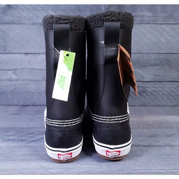 New VANS Standard Snow MTE Tall COLD Waterproof Boots Black/White Men’s size 10 main image 9